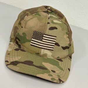 US Air Force Camouflage Baseball Cap American Flag Embroidered Patch Military